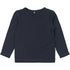 Mikk-Line Wool/Bamboo Tee Long Sleeves (Solid) Wool Blue Nights